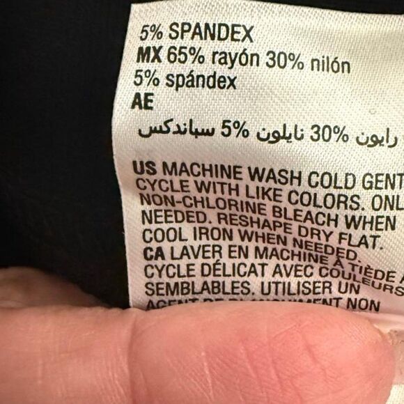 CHARTER CLUB Black Wide Leg Crop Pants, NWT! Size 18 - Picture 8 of 9